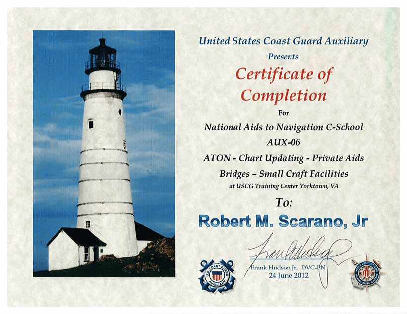 Certificate Of Completion 07