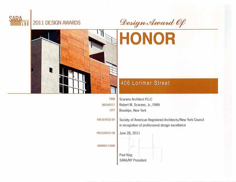 Design Award Of Honor 18