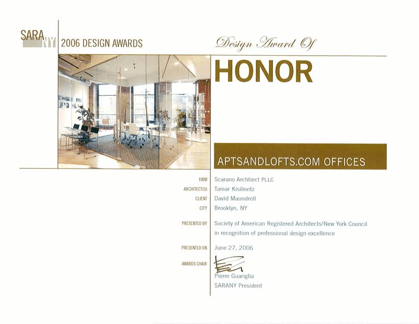 Design Award Of Honor 43