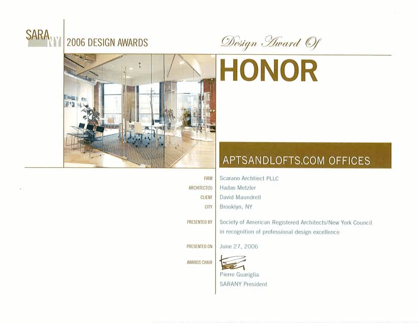 Design Award Of Honor 44
